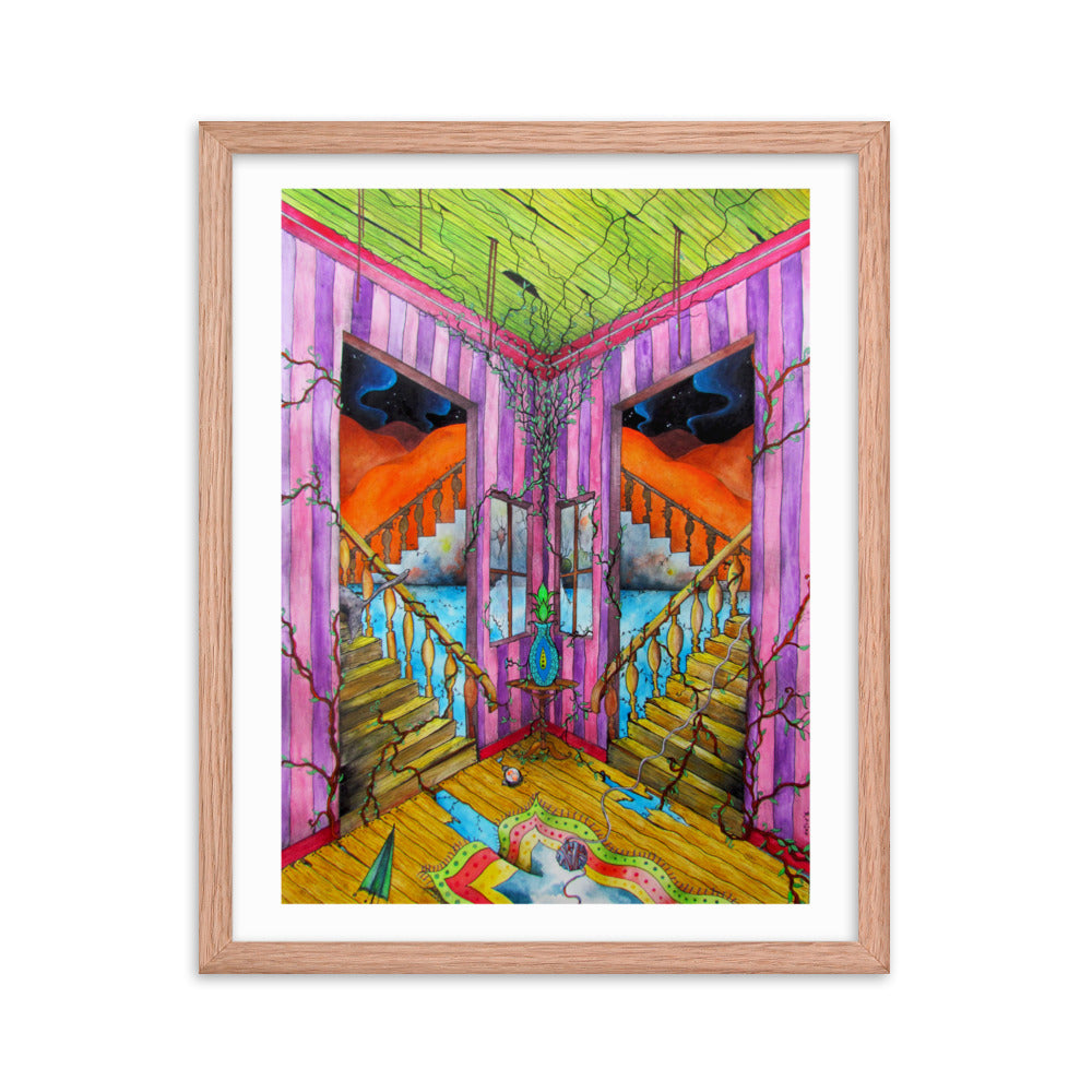 Stairs Framed poster
