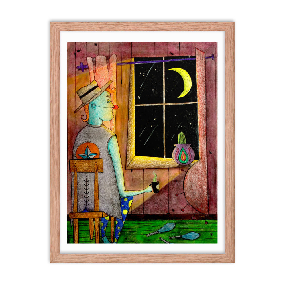 Malabar cosmo Framed poster