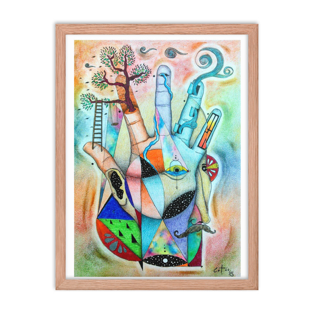 Elemental Framed poster