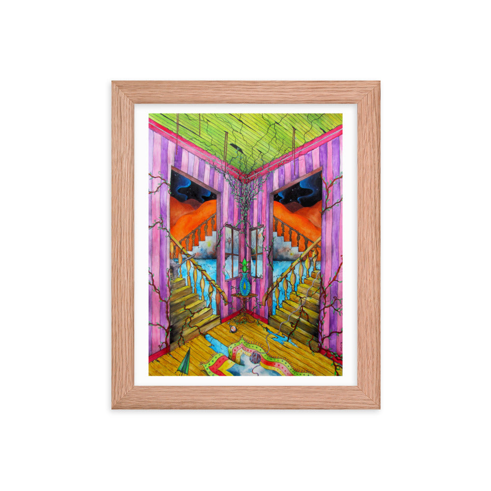 Stairs Framed poster