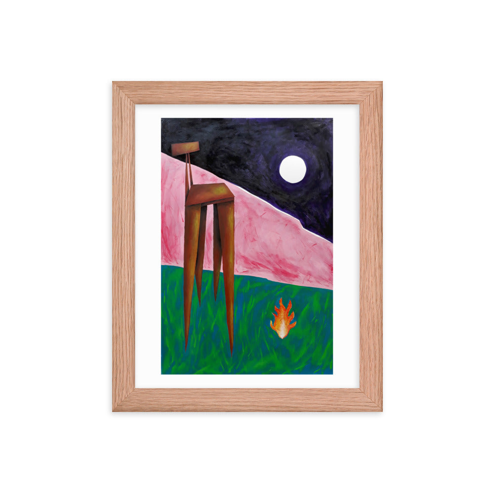 The picnic Framed poster