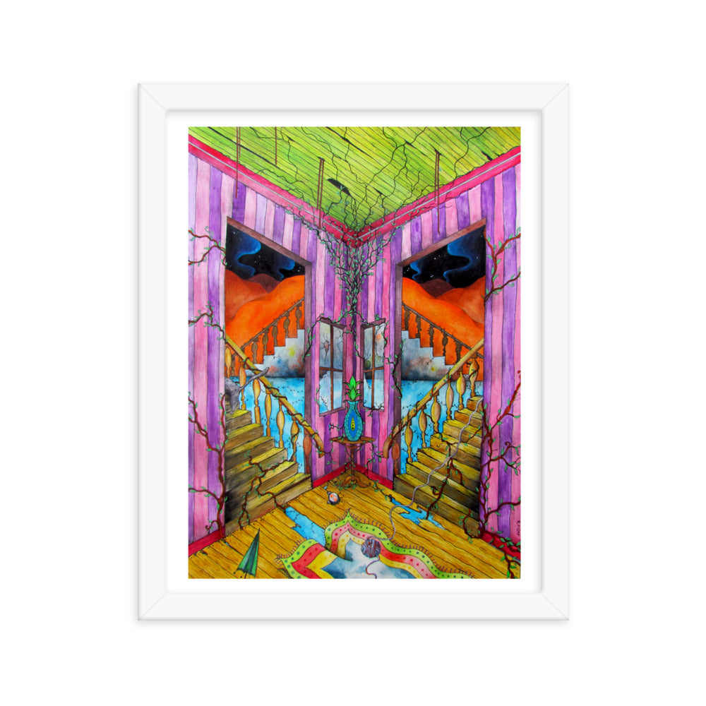 Stairs Framed poster