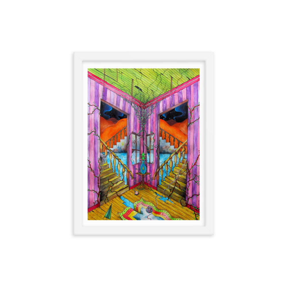 Stairs Framed poster