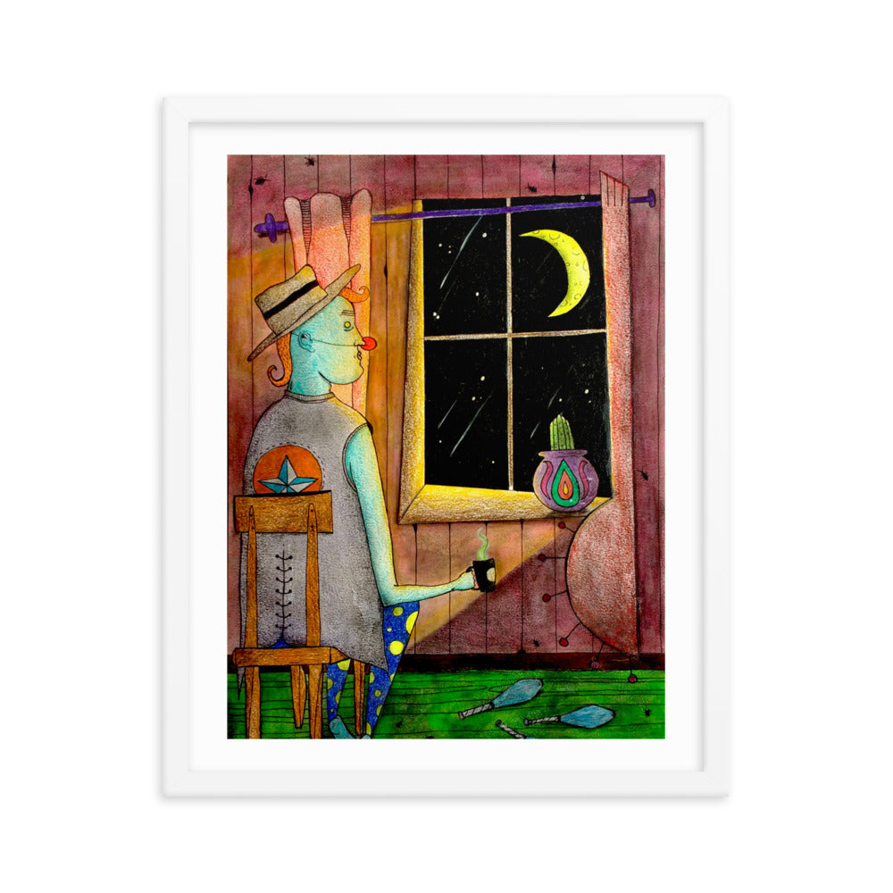 Malabar cosmo Framed poster