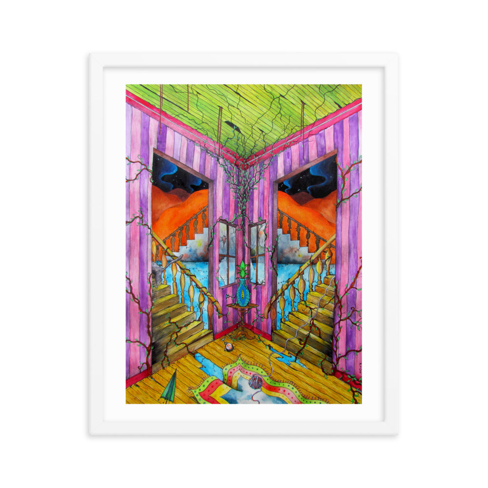 Stairs Framed poster