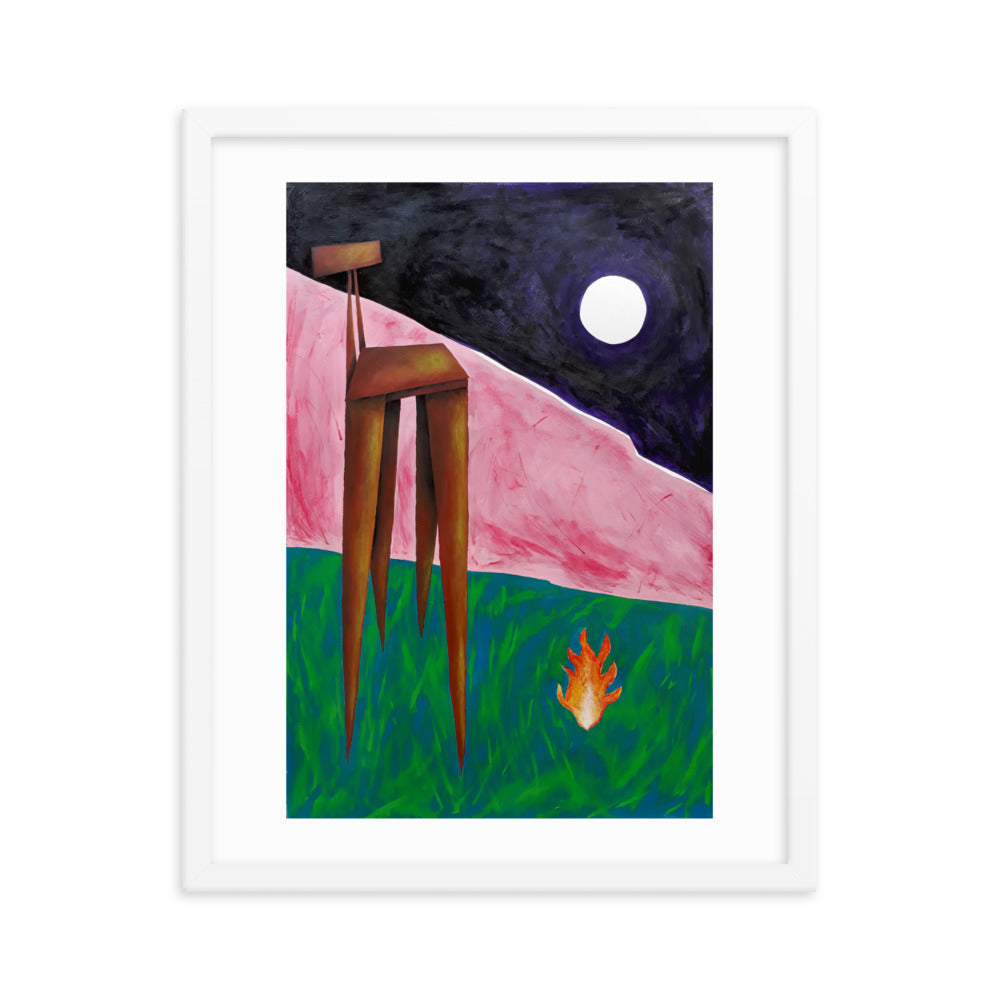 The picnic Framed poster