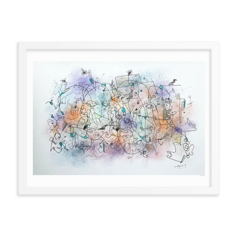 Poeme Framed poster