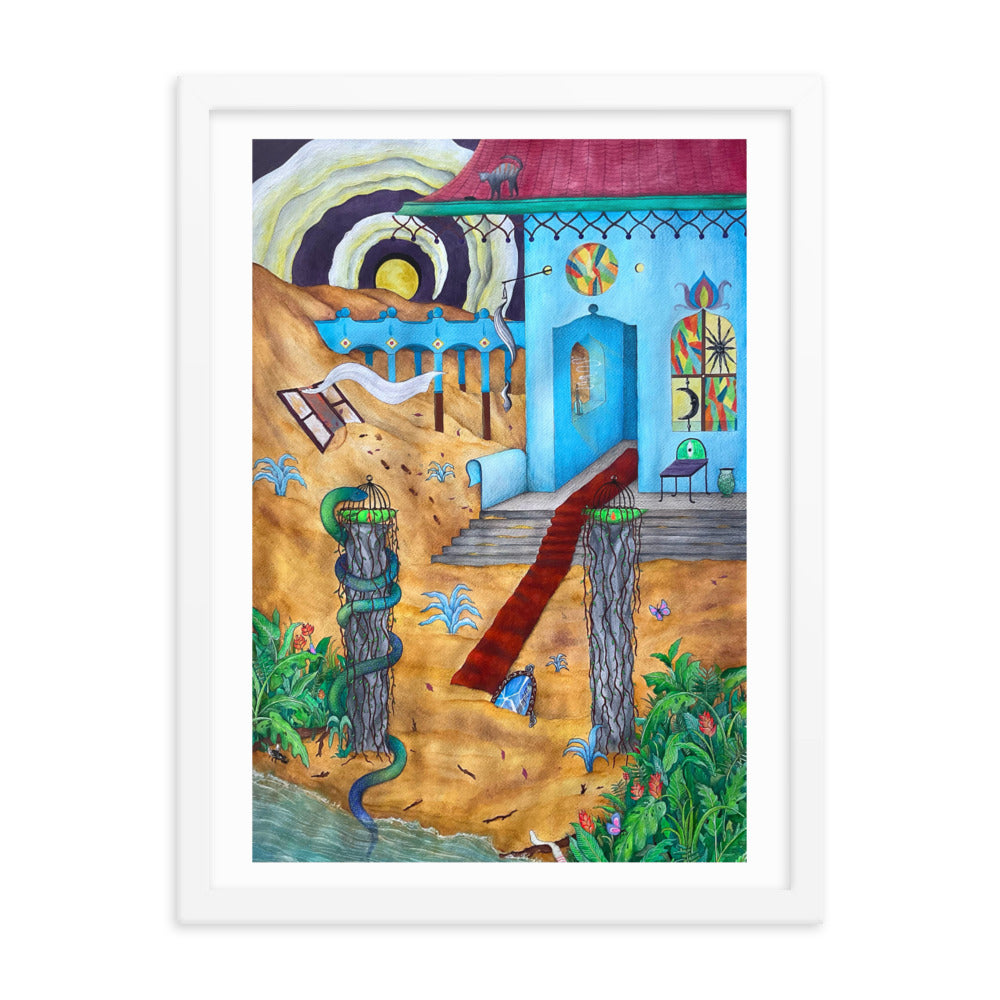 Visitantes Framed poster