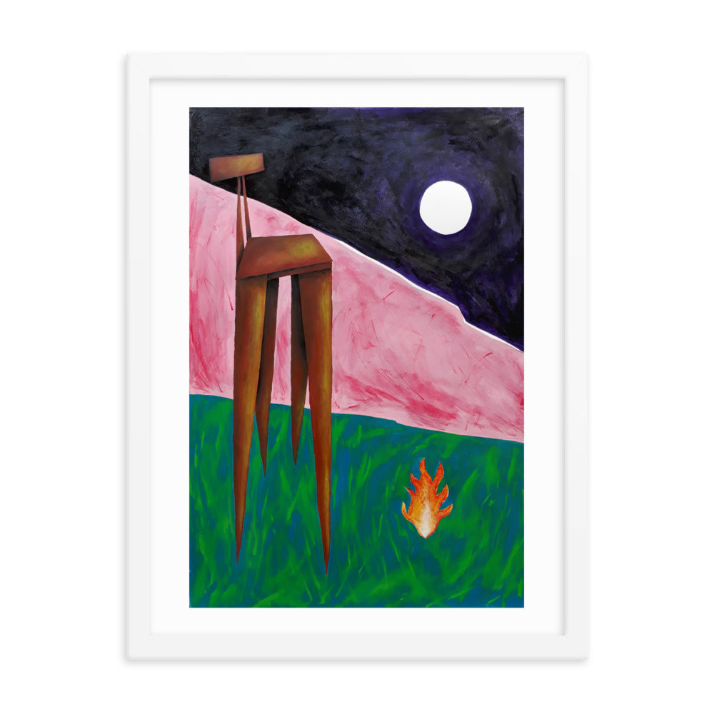 The picnic Framed poster