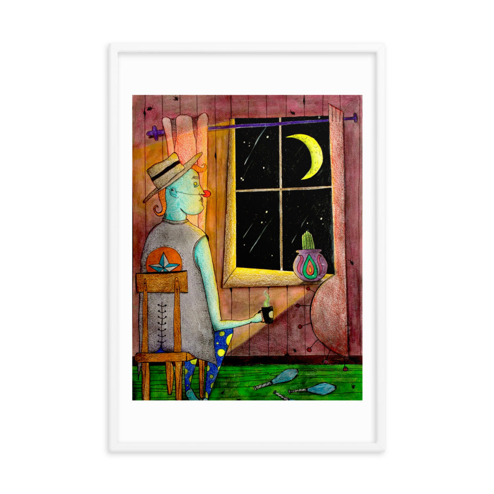 Malabar cosmo Framed poster