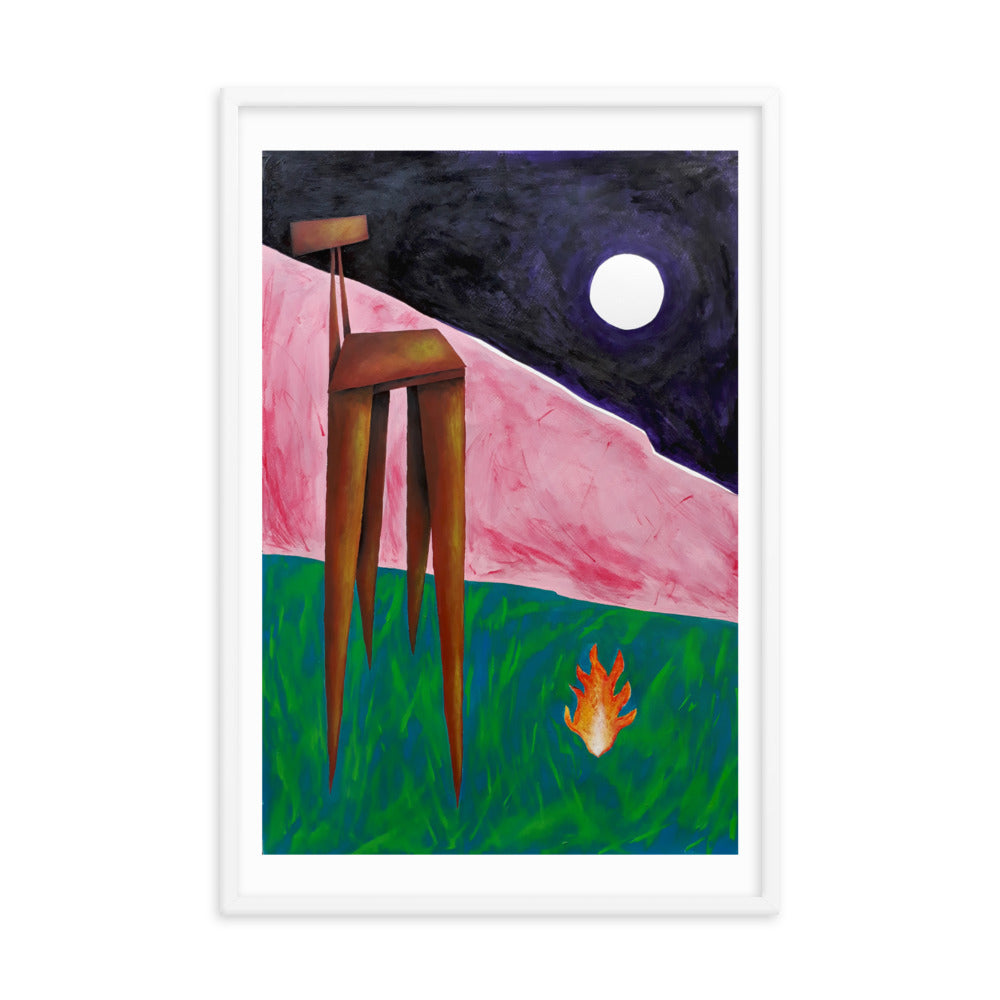 The picnic Framed poster