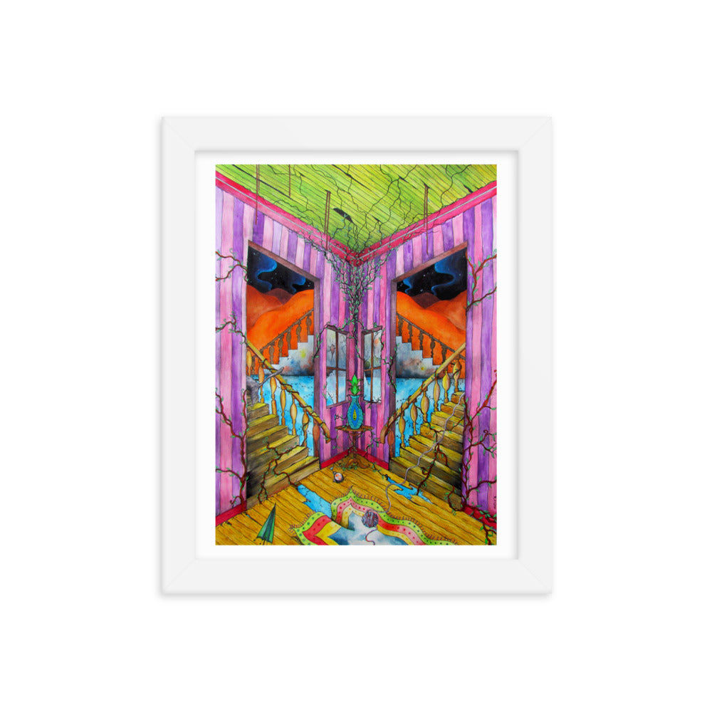 Stairs Framed poster