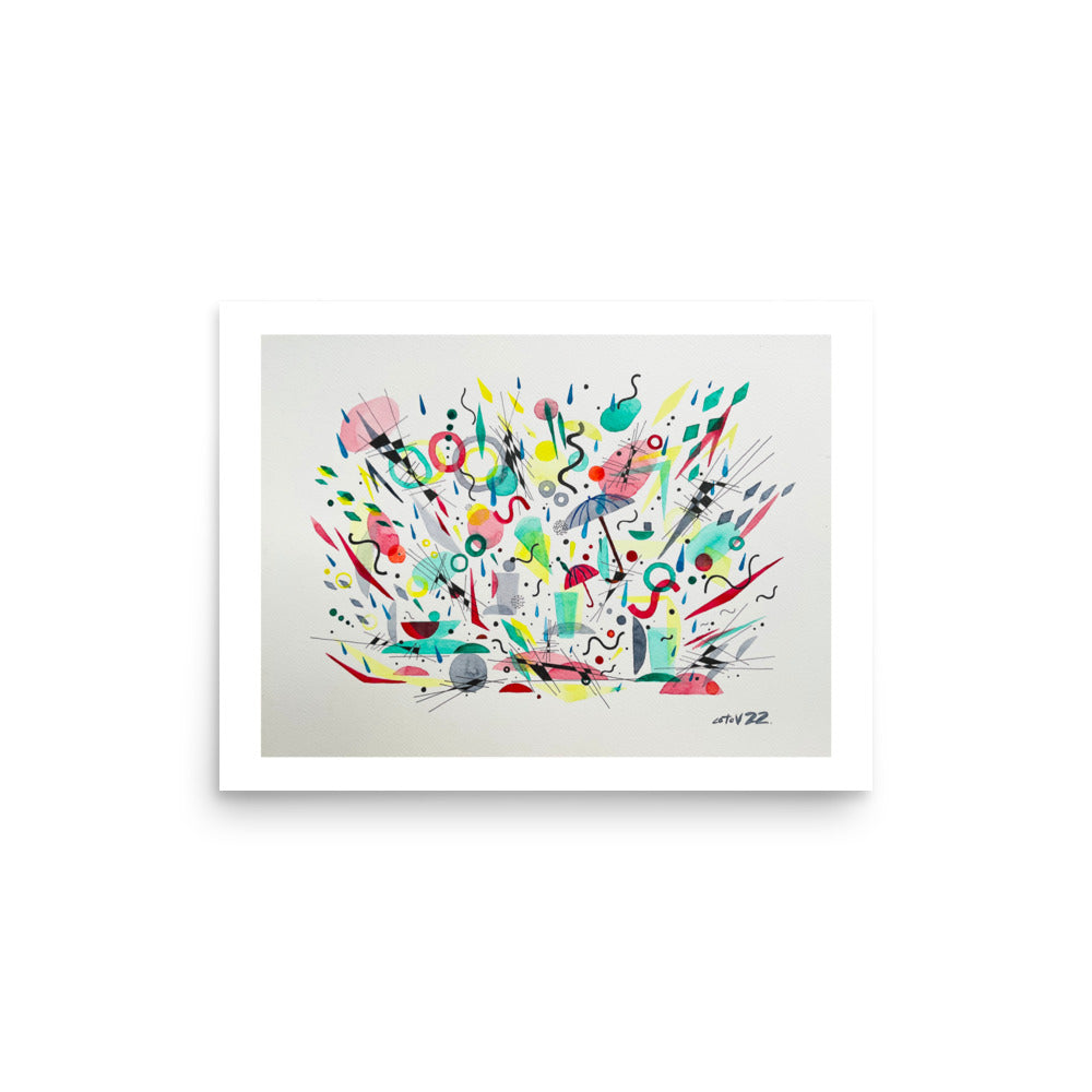 Kitchen rain II Poster