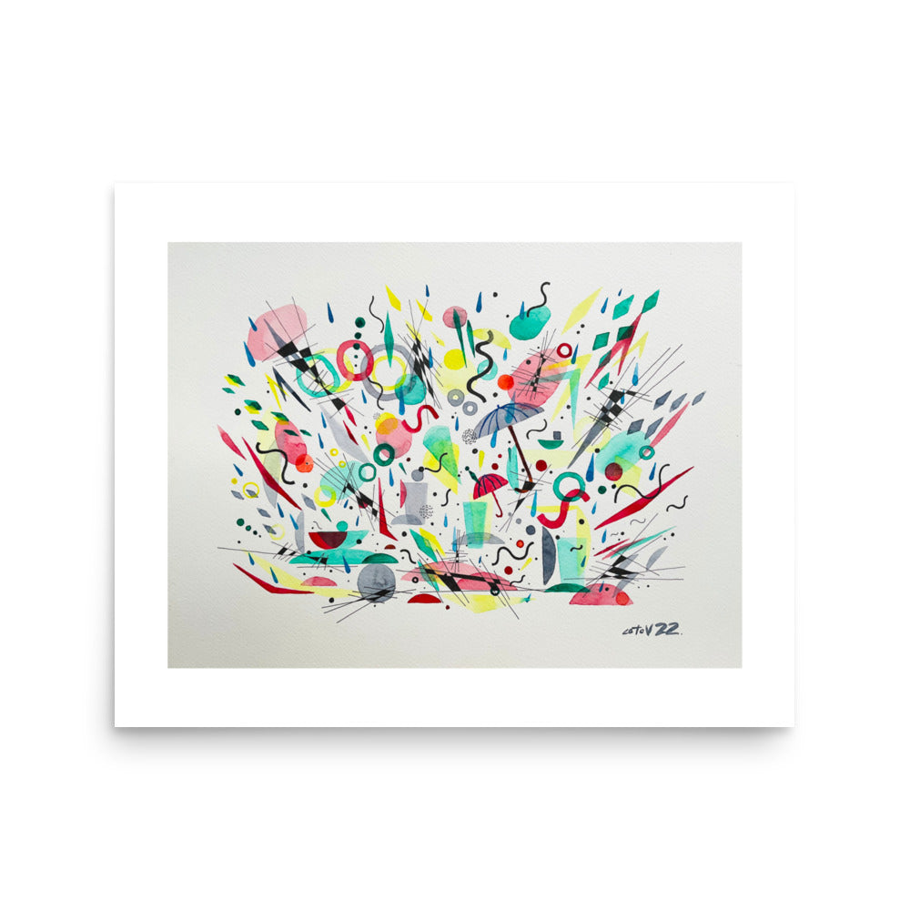 Kitchen rain II Poster