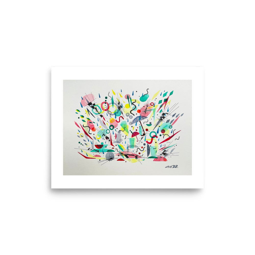 Kitchen rain II Poster