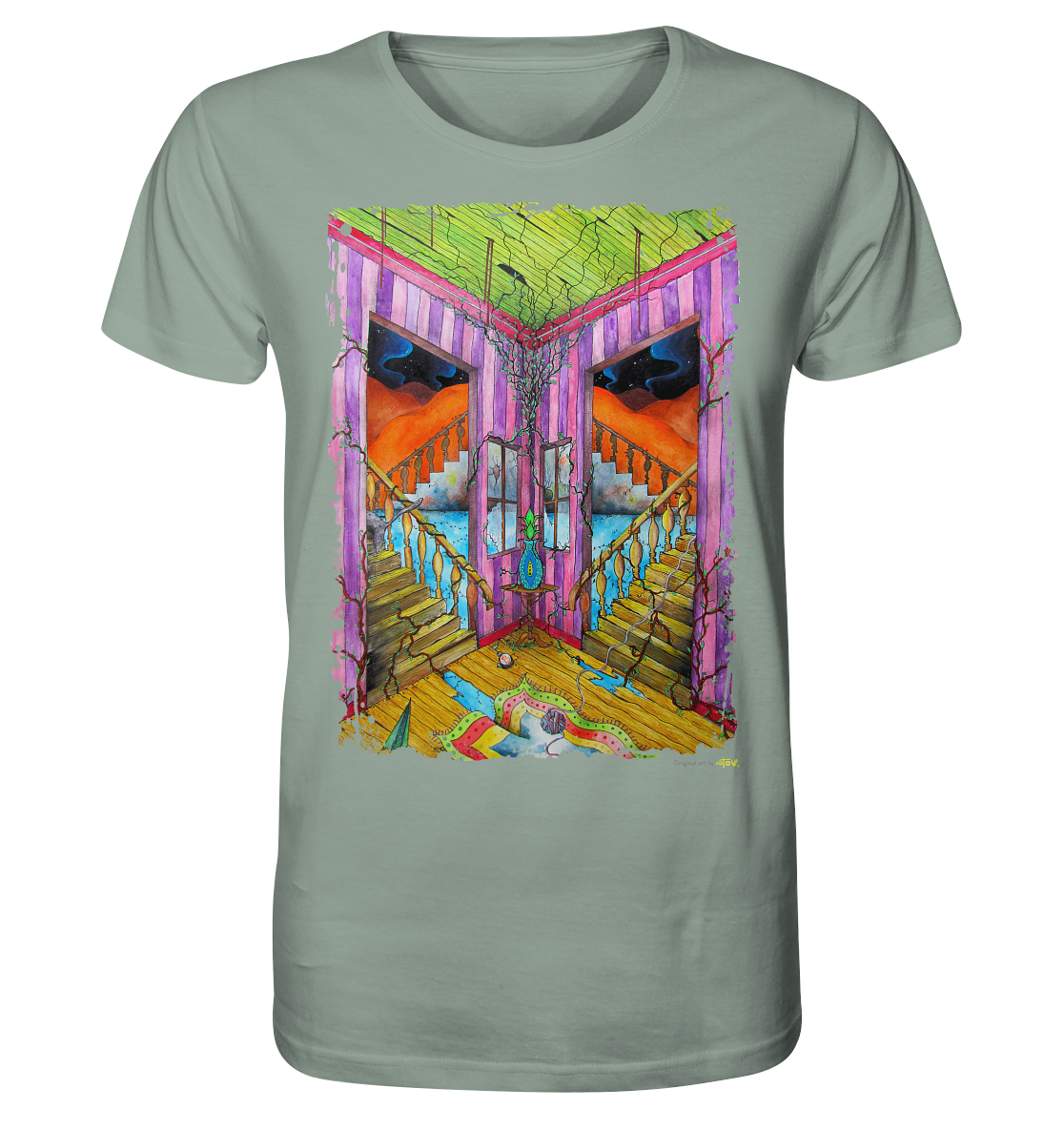 Stairs Organic Shirt