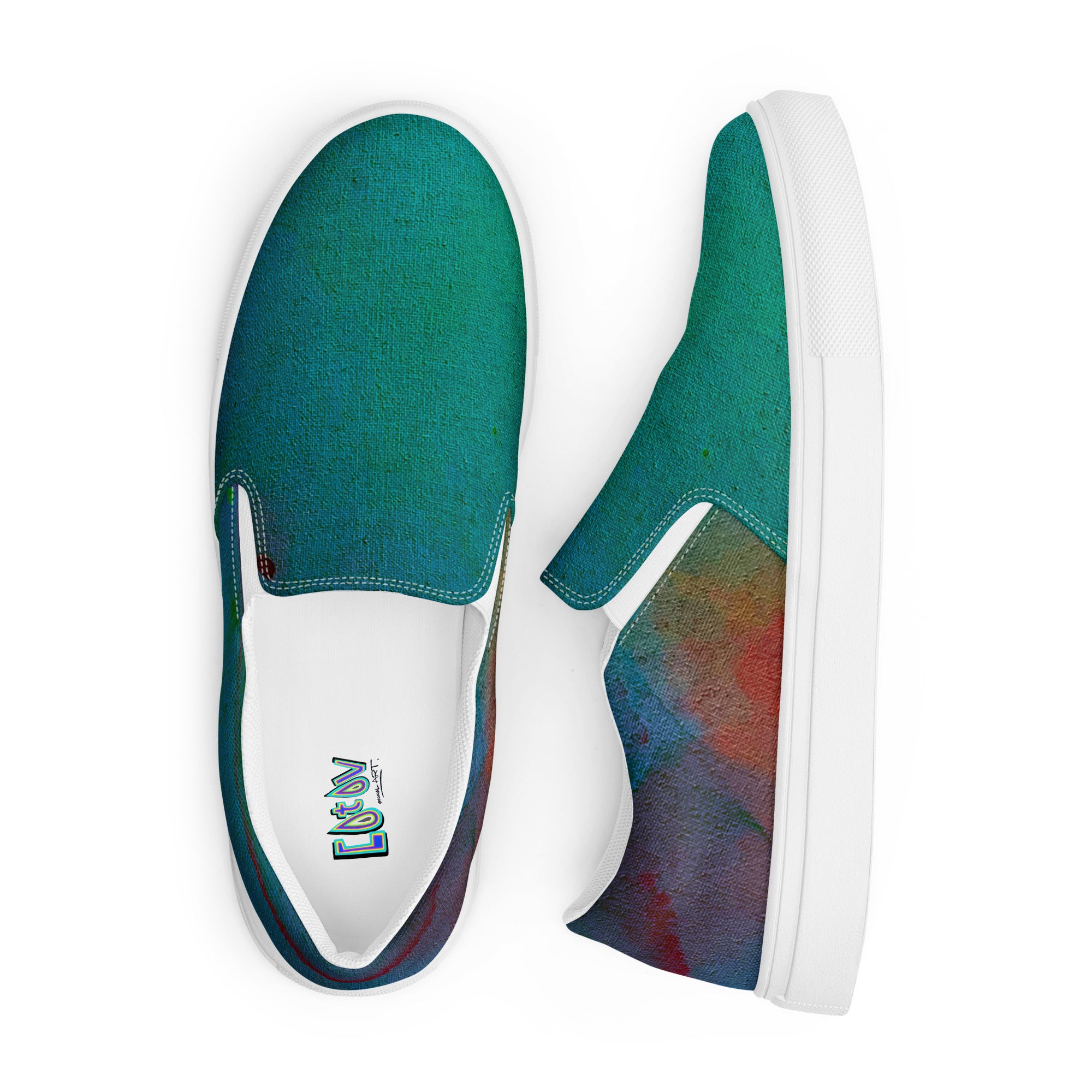 Ink slip-on canvas shoes