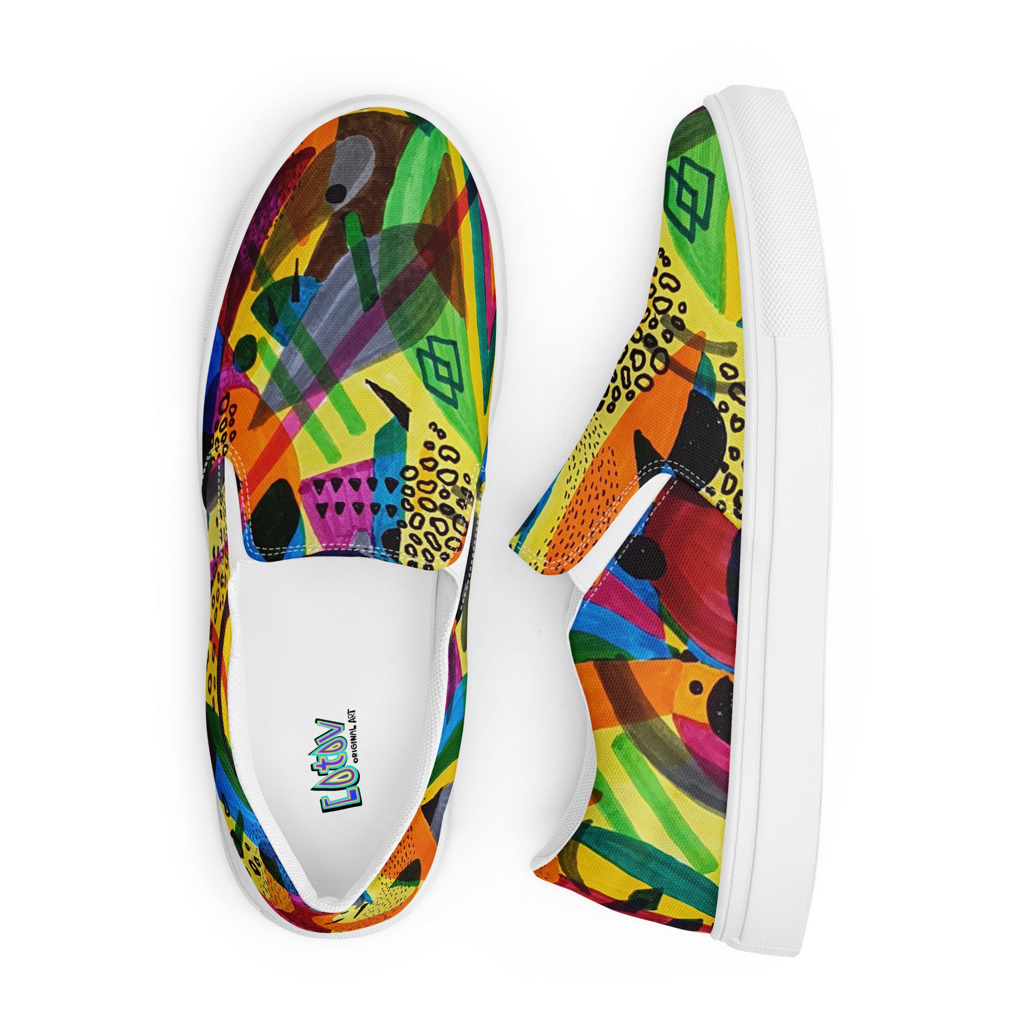 Spirit slip-on canvas shoes