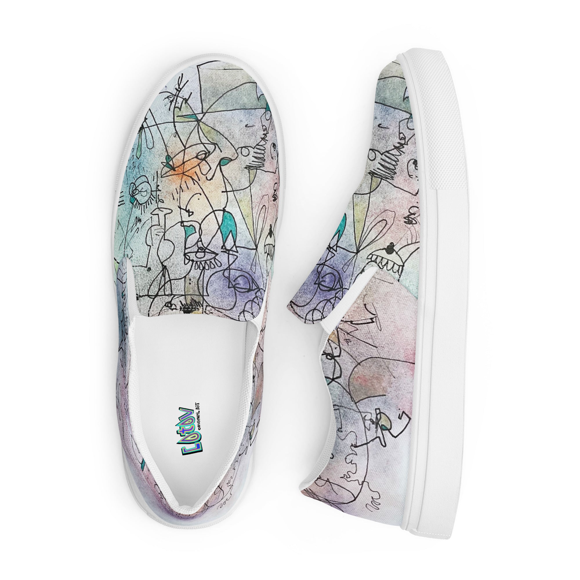 Poeme canvas shoes