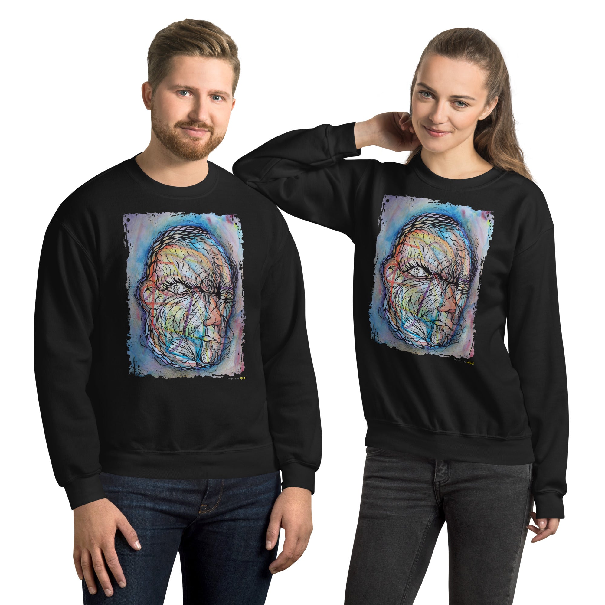Metal liquid Unisex Sweatshirt