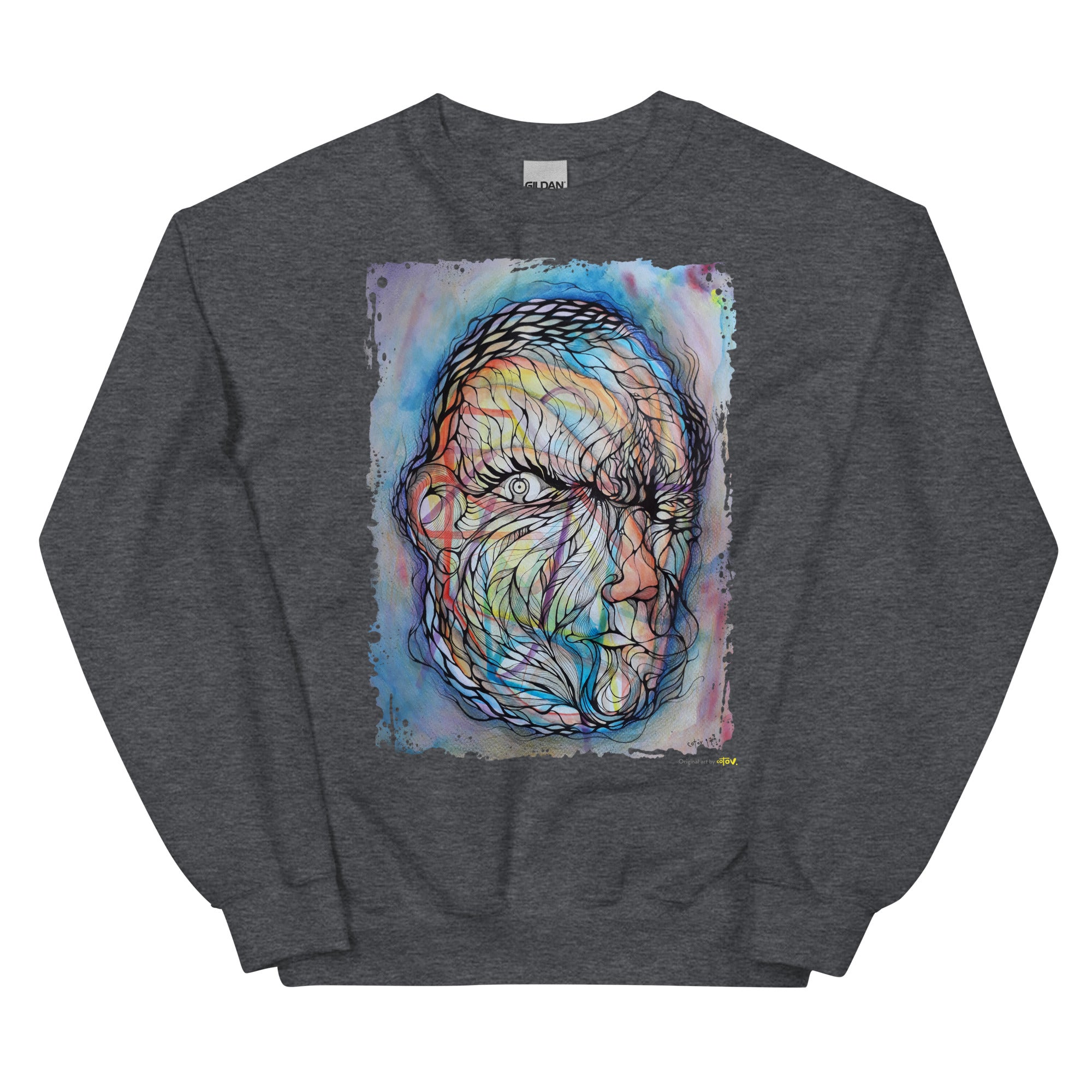 Metal liquid Unisex Sweatshirt