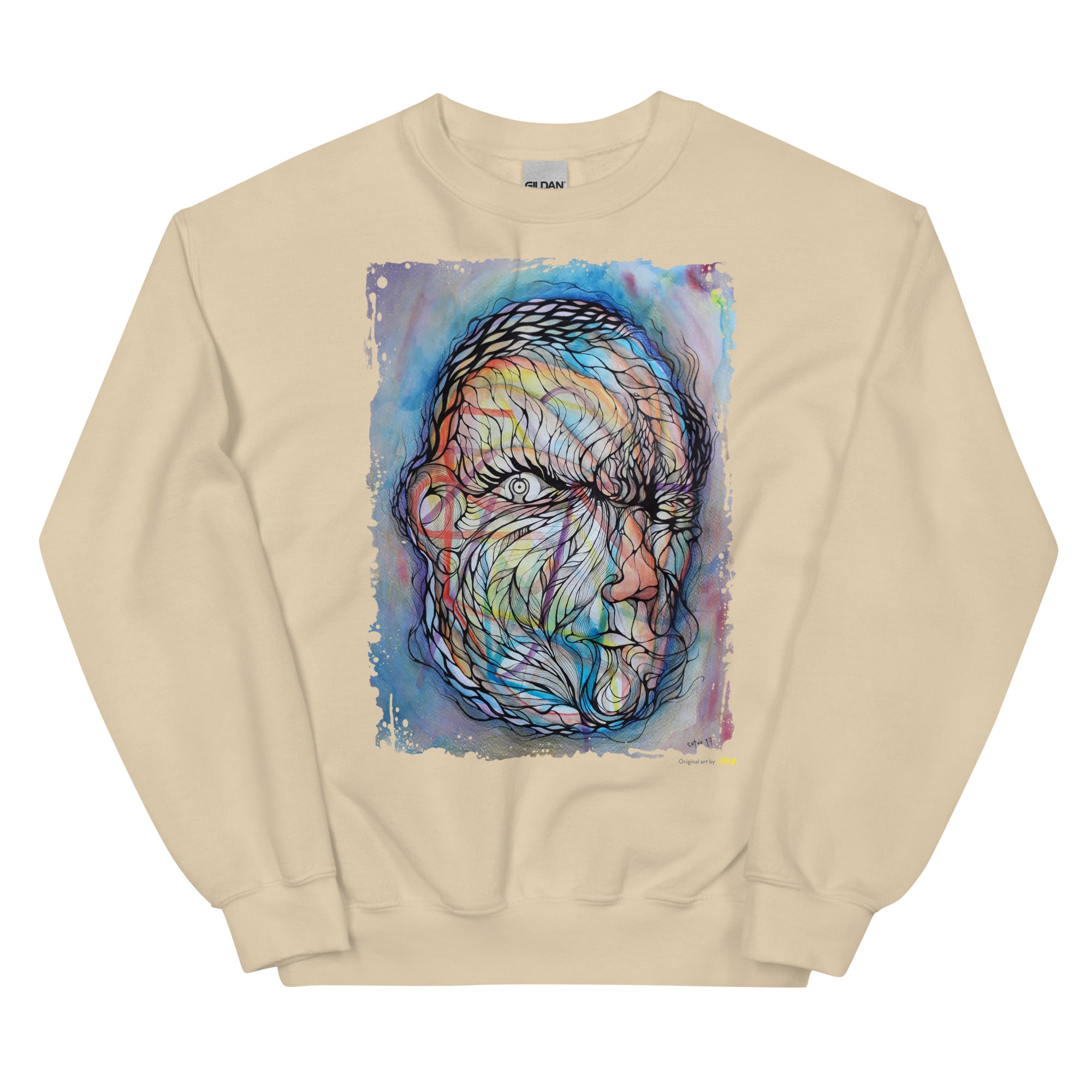 Metal liquid Unisex Sweatshirt