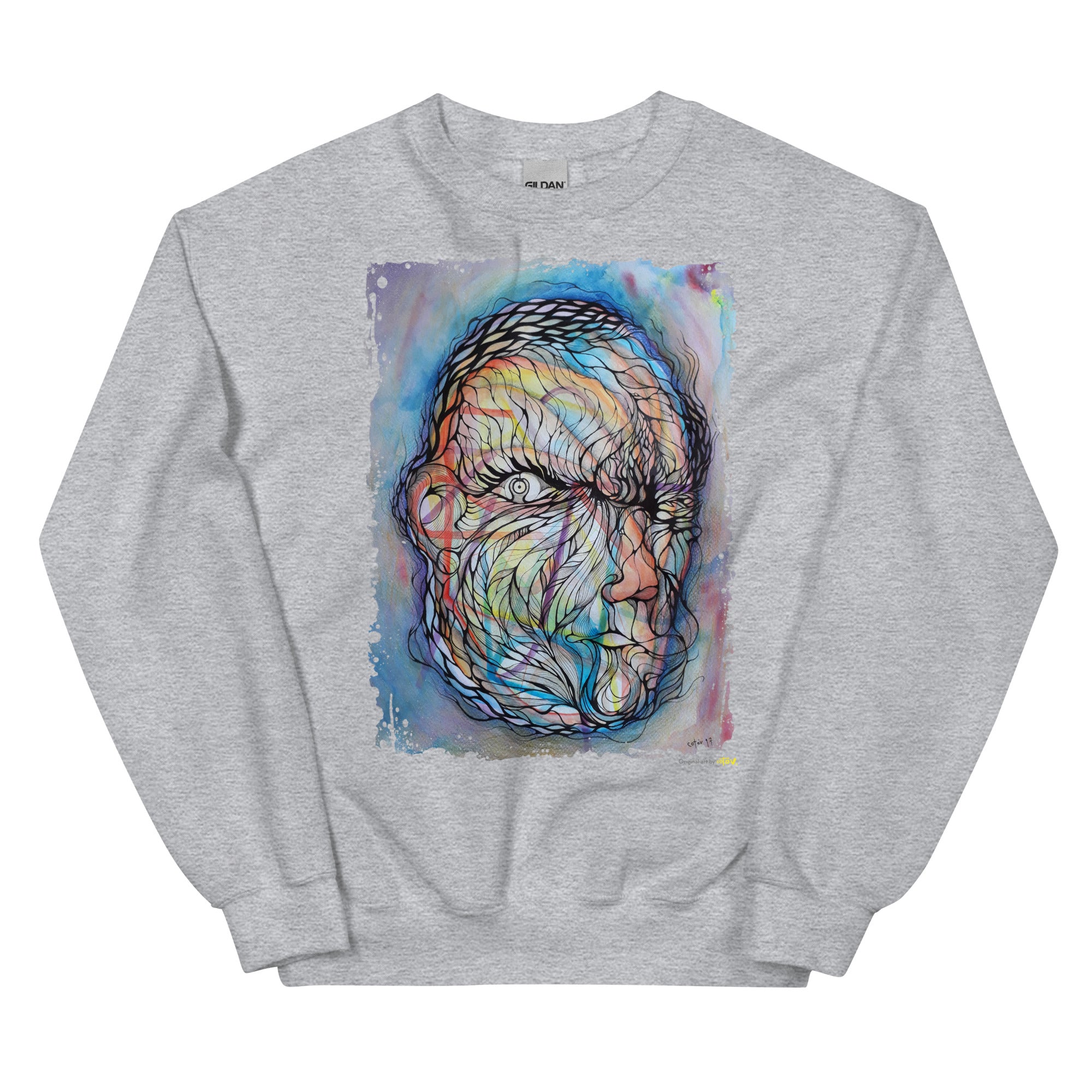 Metal liquid Unisex Sweatshirt