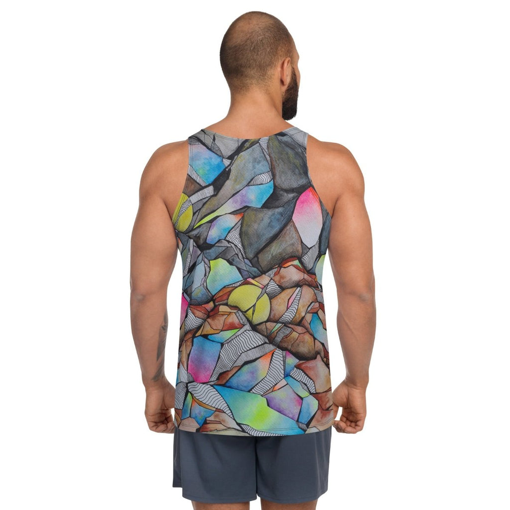 3 moon Tank Top - cotovart