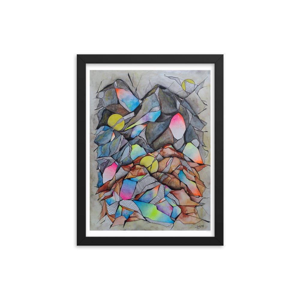 3moon Framed poster - cotovart