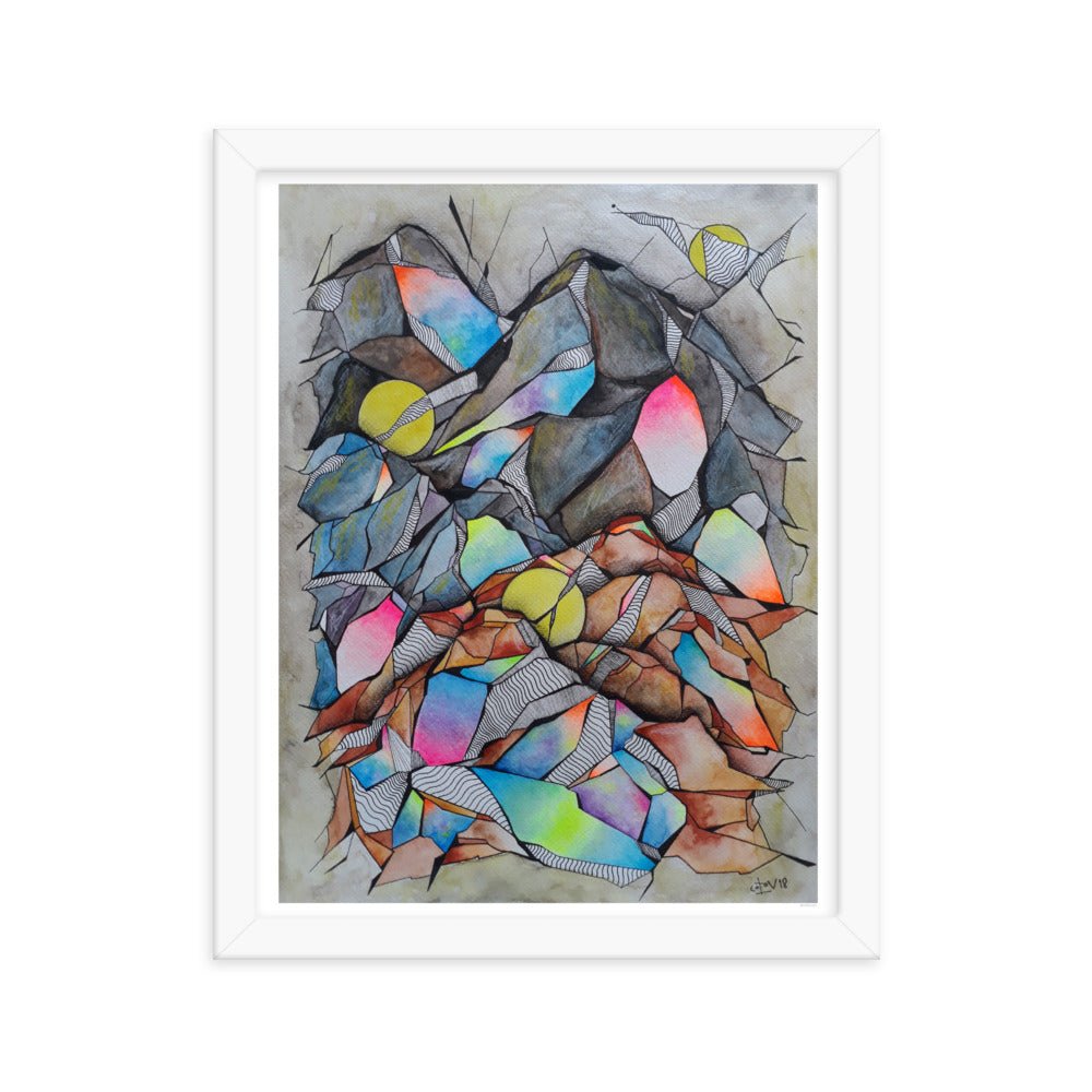 3moon Framed poster - cotovart