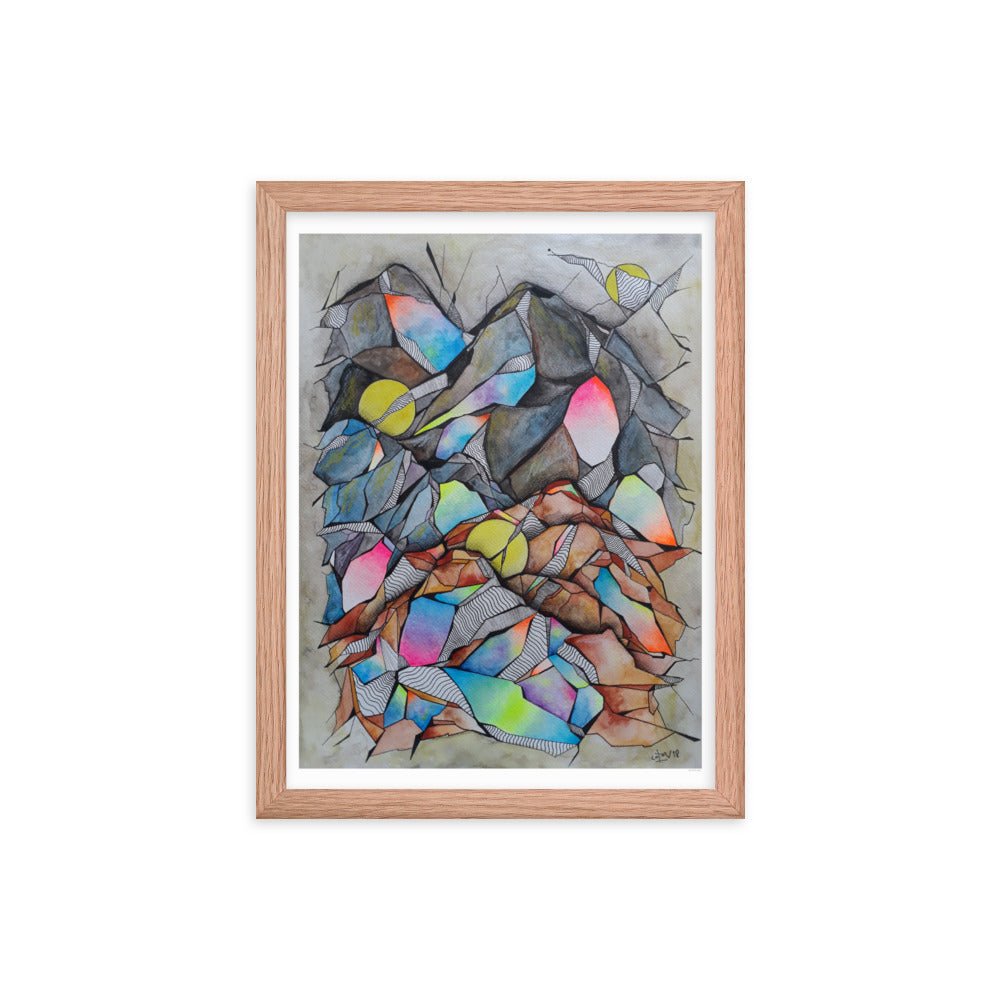 3moon Framed poster - cotovart