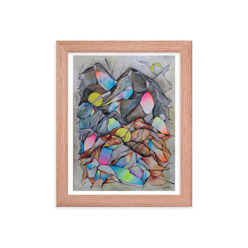 3moon Framed poster - cotovart