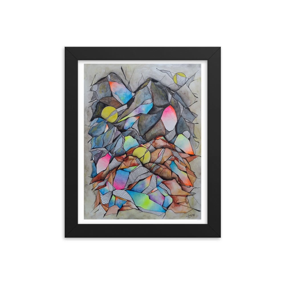 3moon Framed poster - cotovart