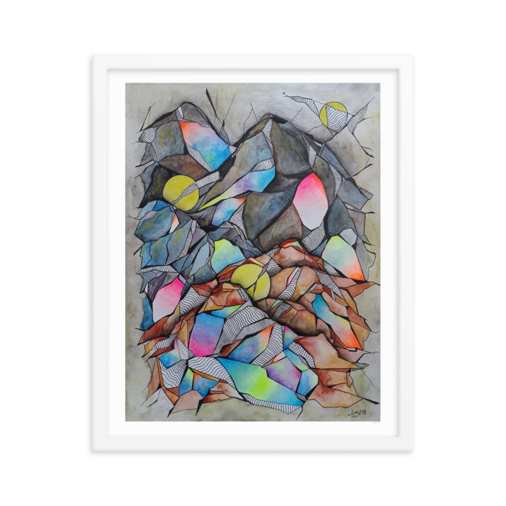 3moon Framed poster - cotovart