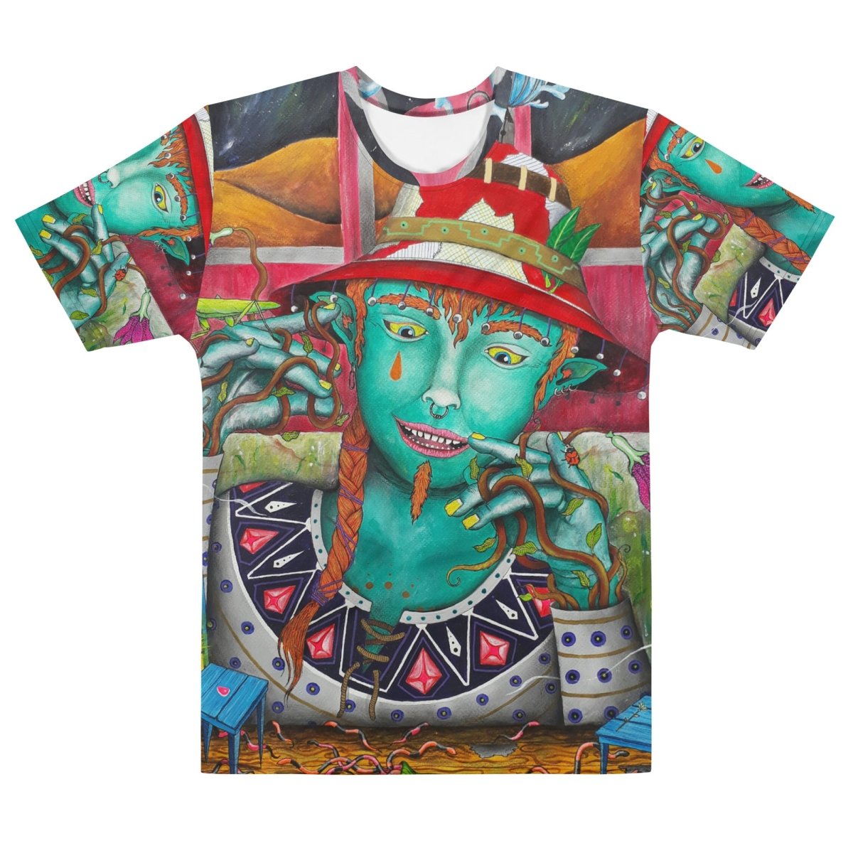 Cotov Guerrero all over t shirt illustration on cloth