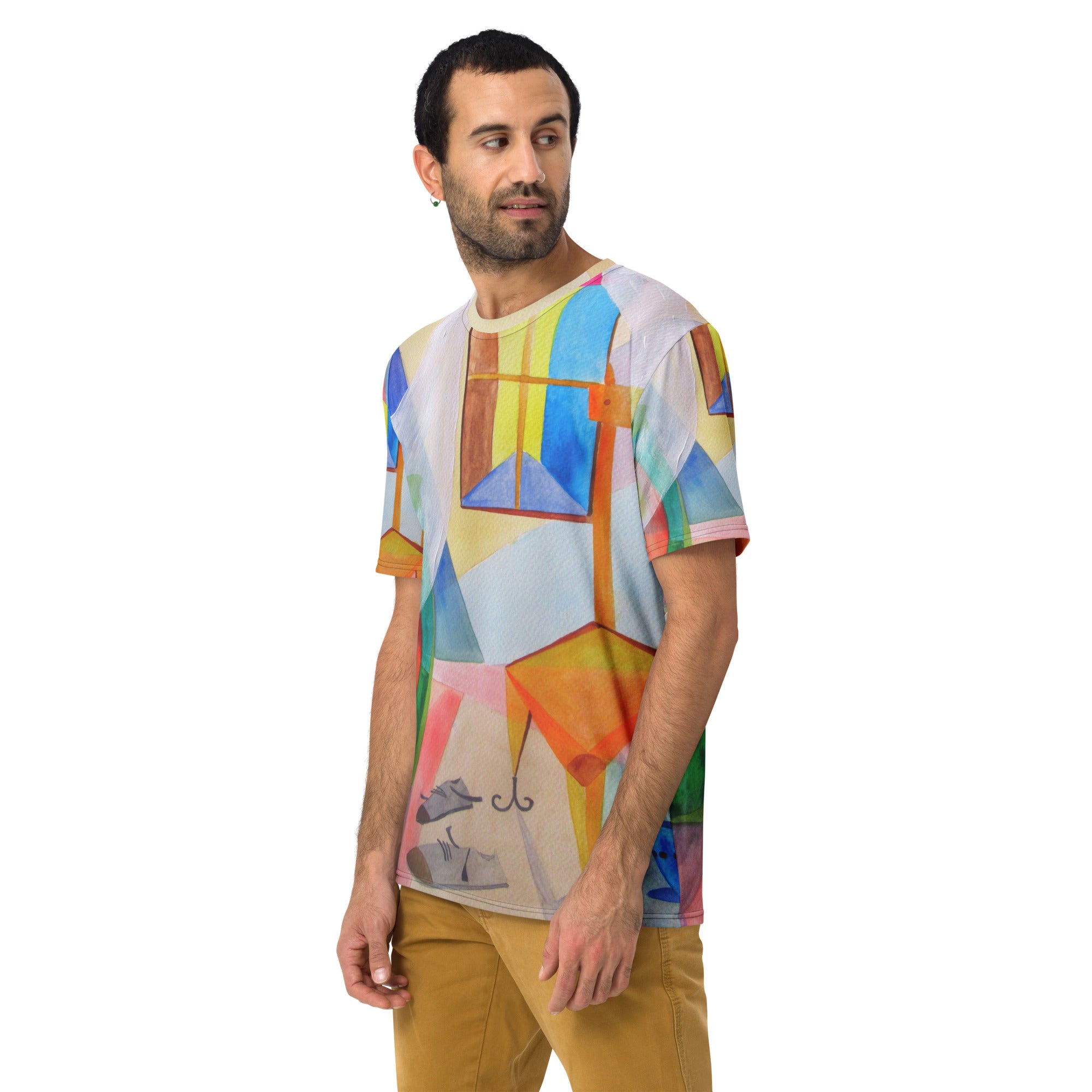 Art on cloth contemporary art watercolor apparel cotov Guerrero 