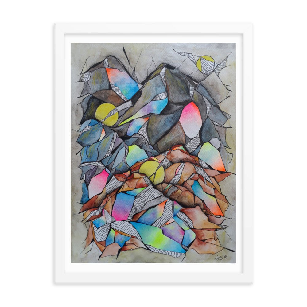 3moon Framed poster - cotovart