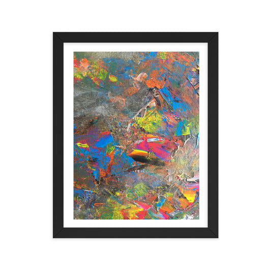 Neon Framed poster