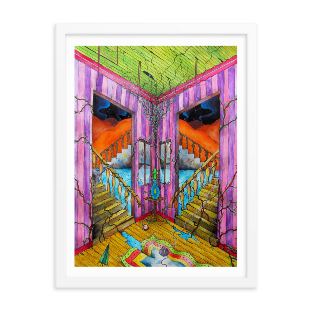 Stairs Framed poster
