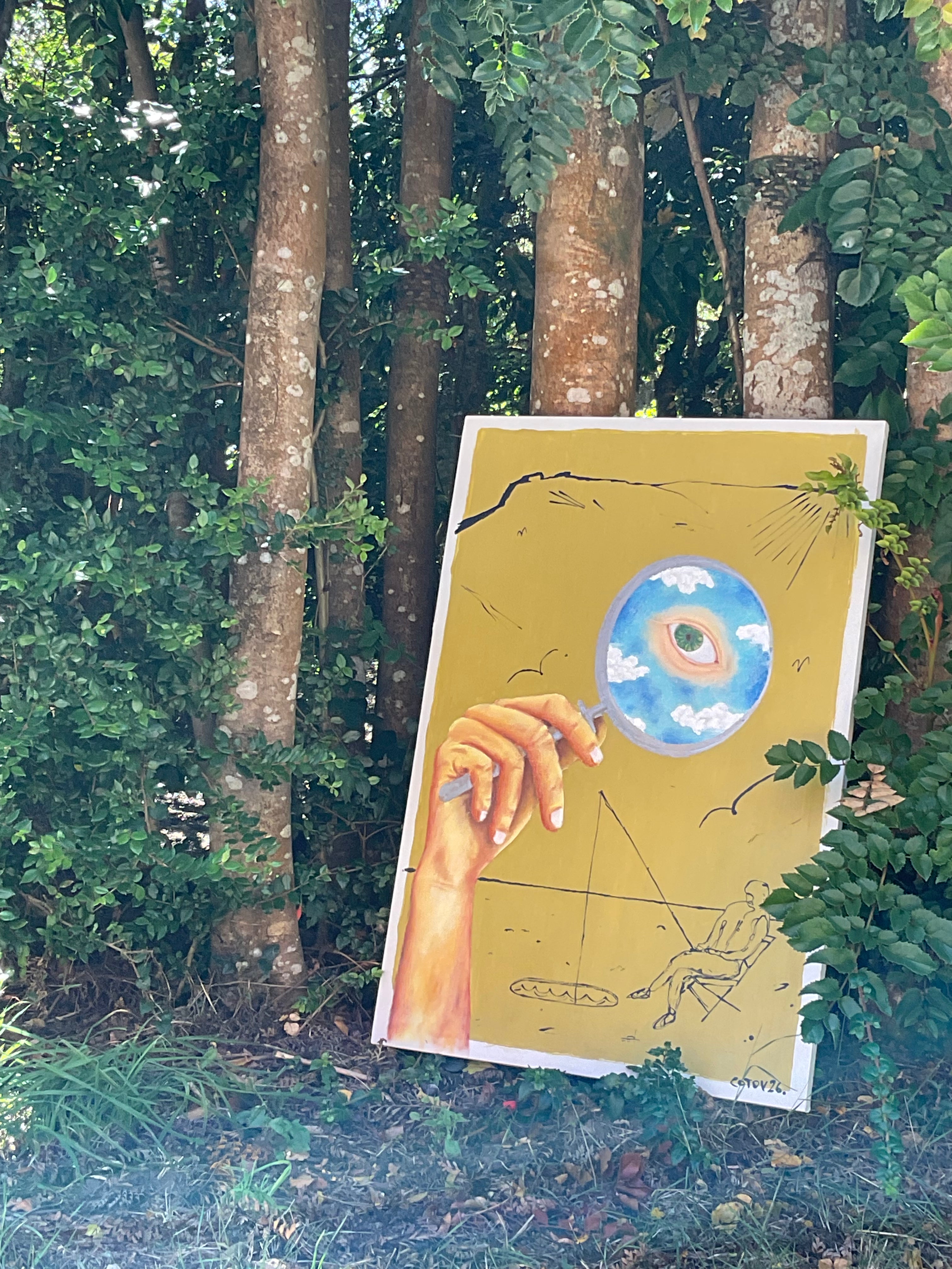 "Observator" Original Painting