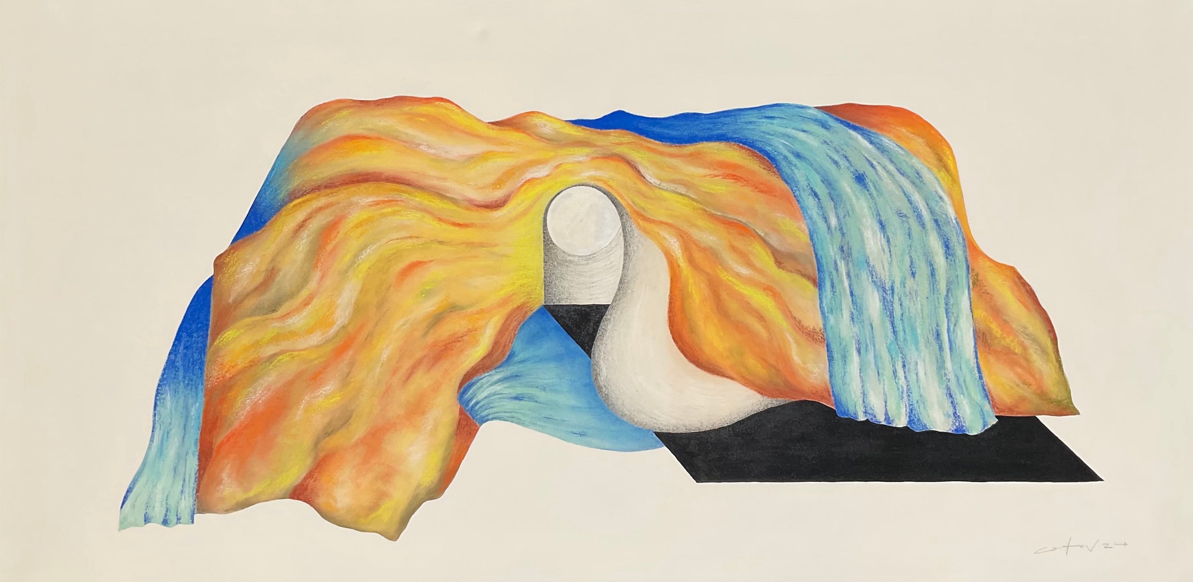 Sacred mountain Original painting