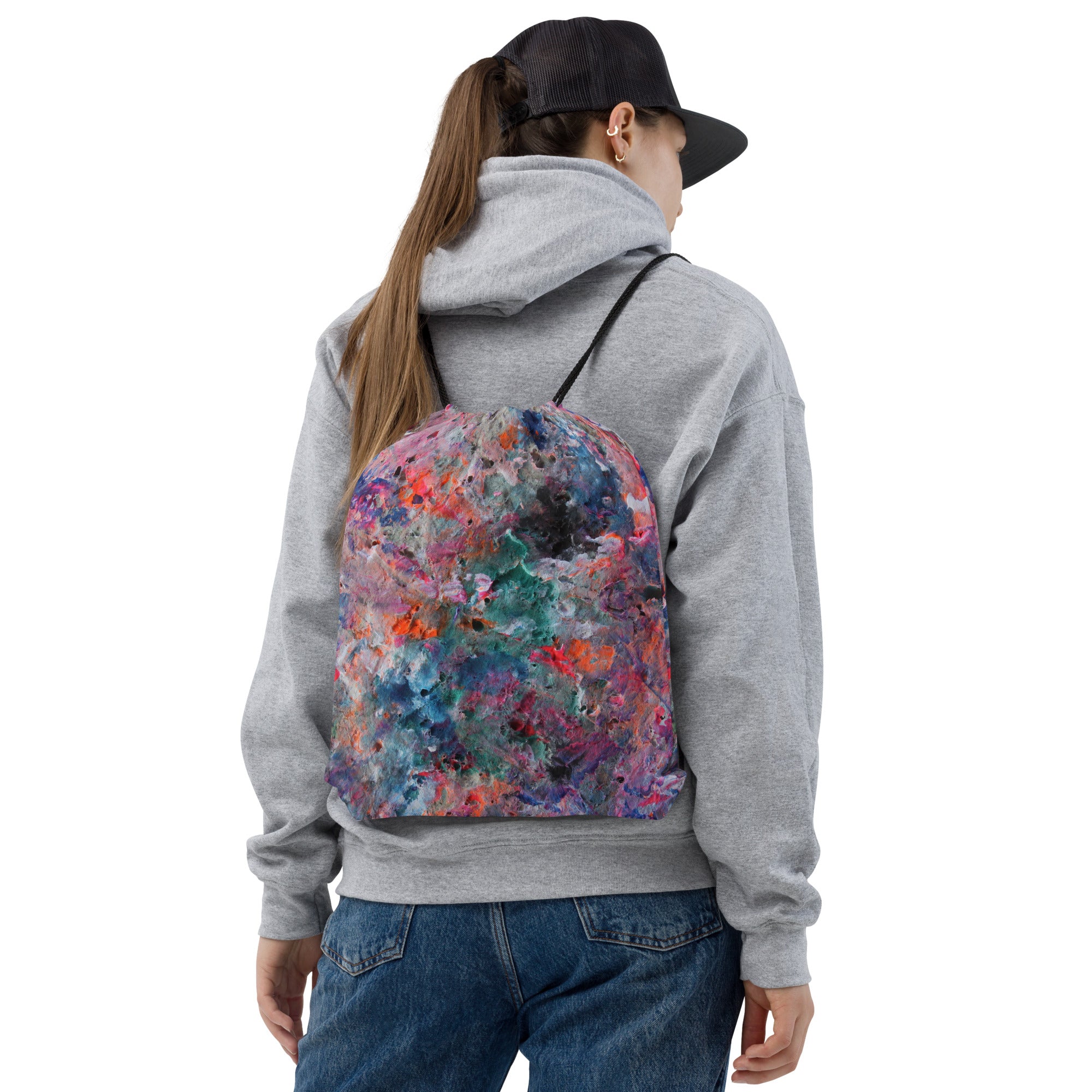 Clouds Drawstring bag