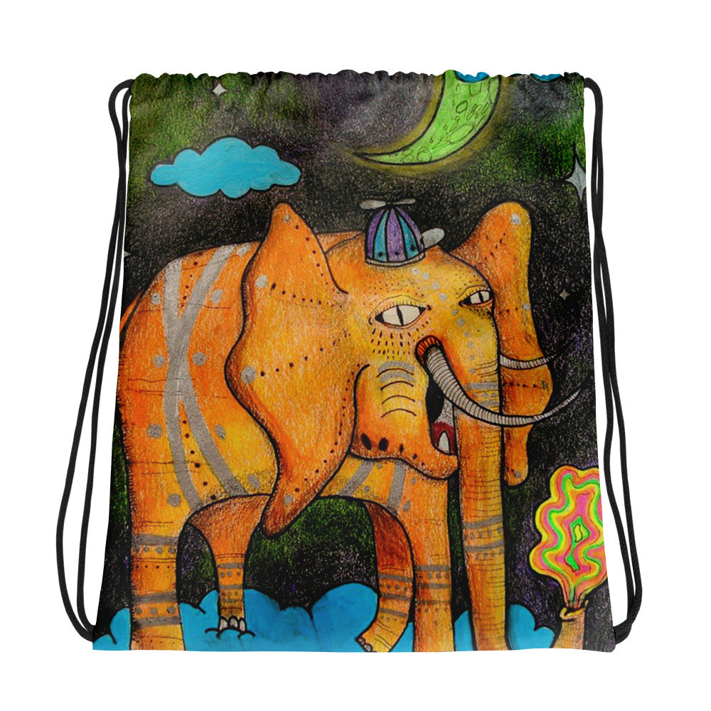Elefun Drawstring bag
