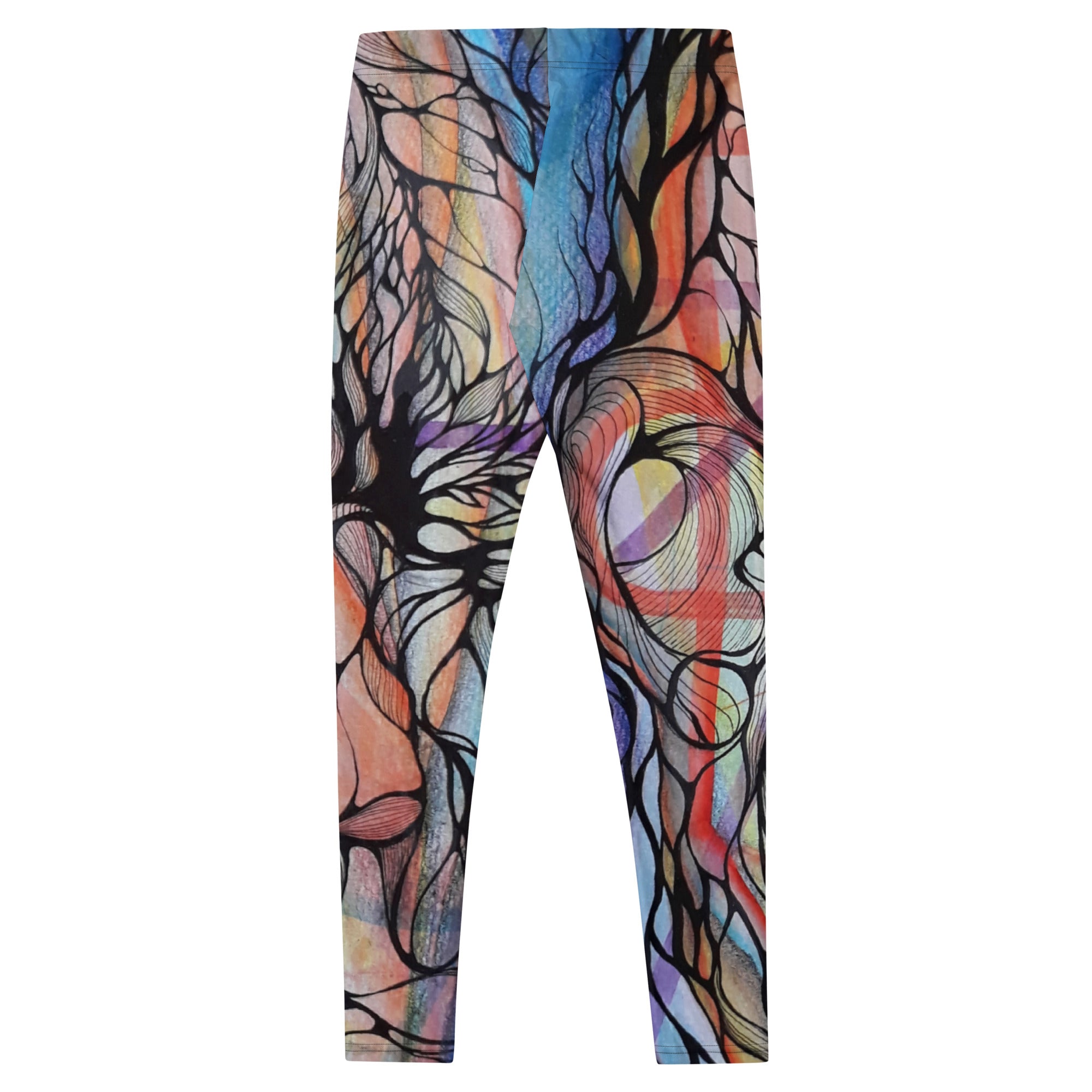 Metal liquid Leggings