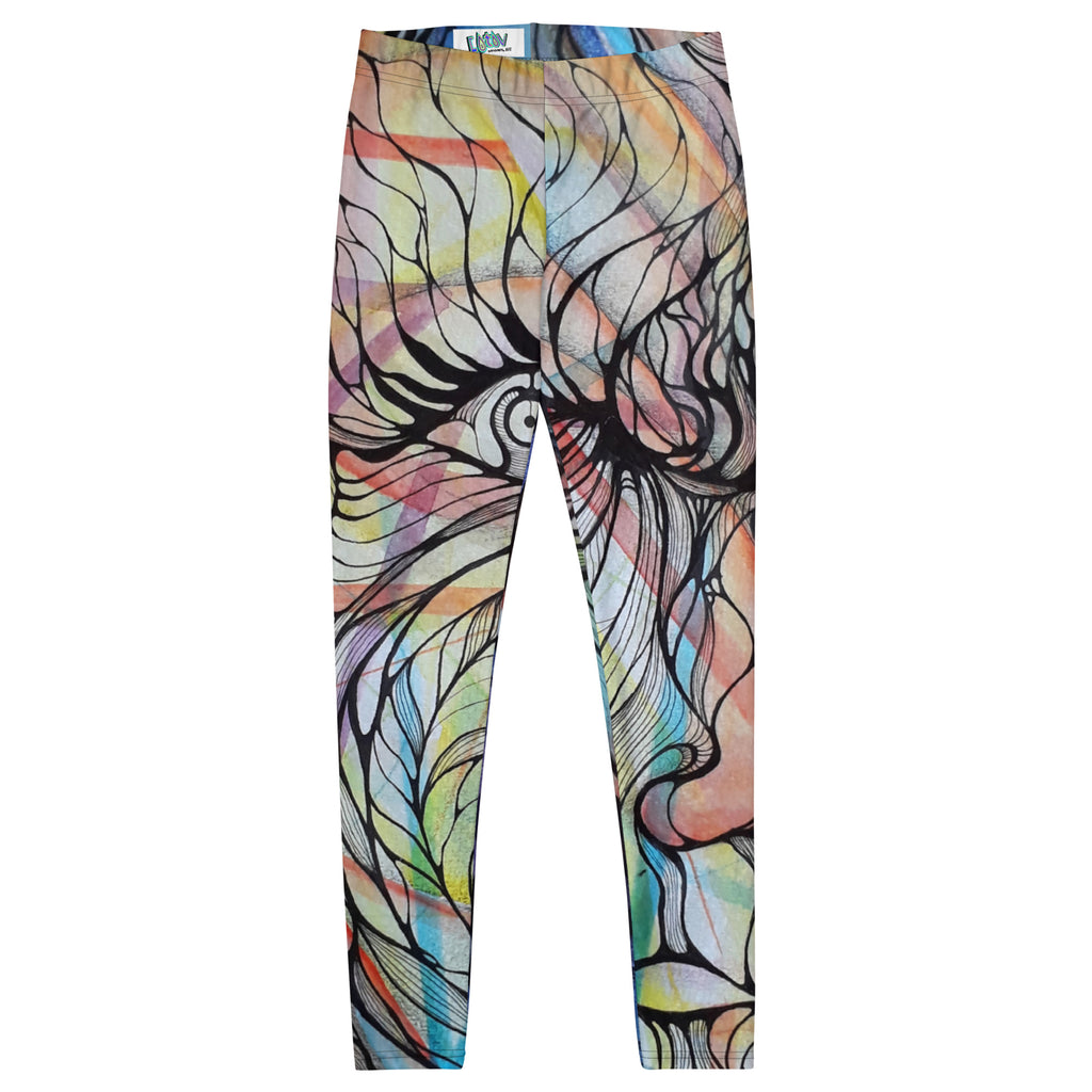 Metal liquid Leggings