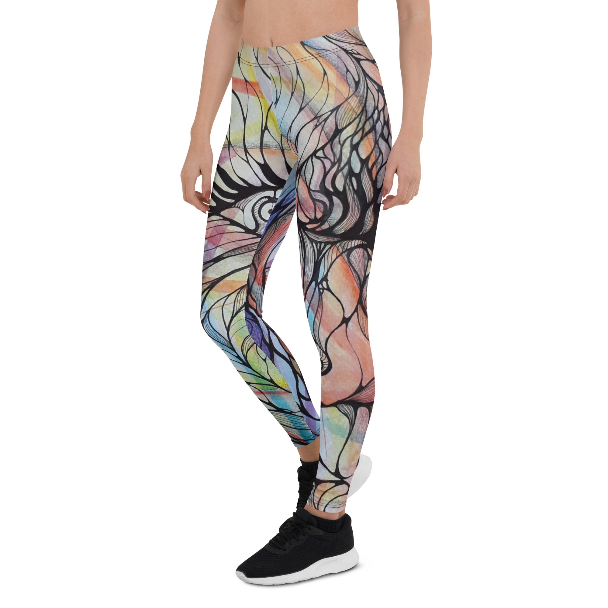 Metal liquid Leggings