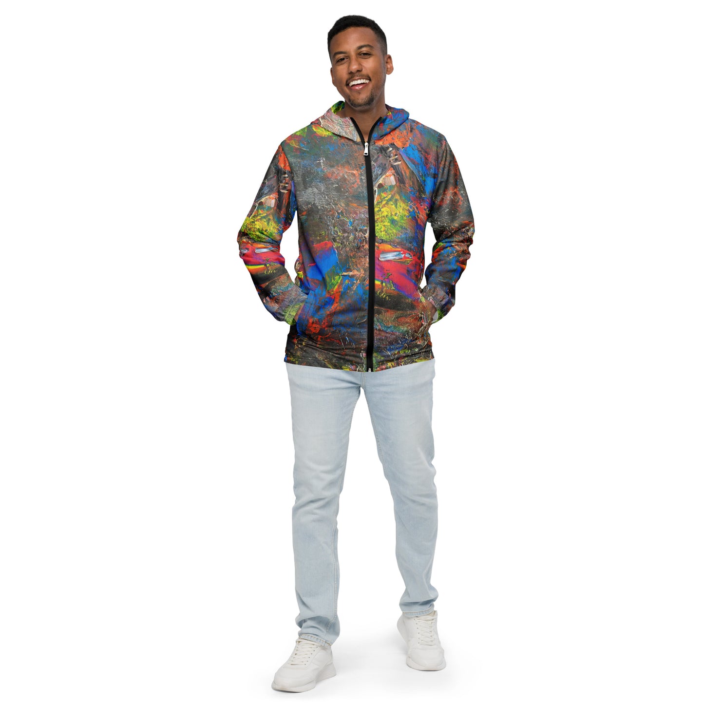 Neon windbreaker