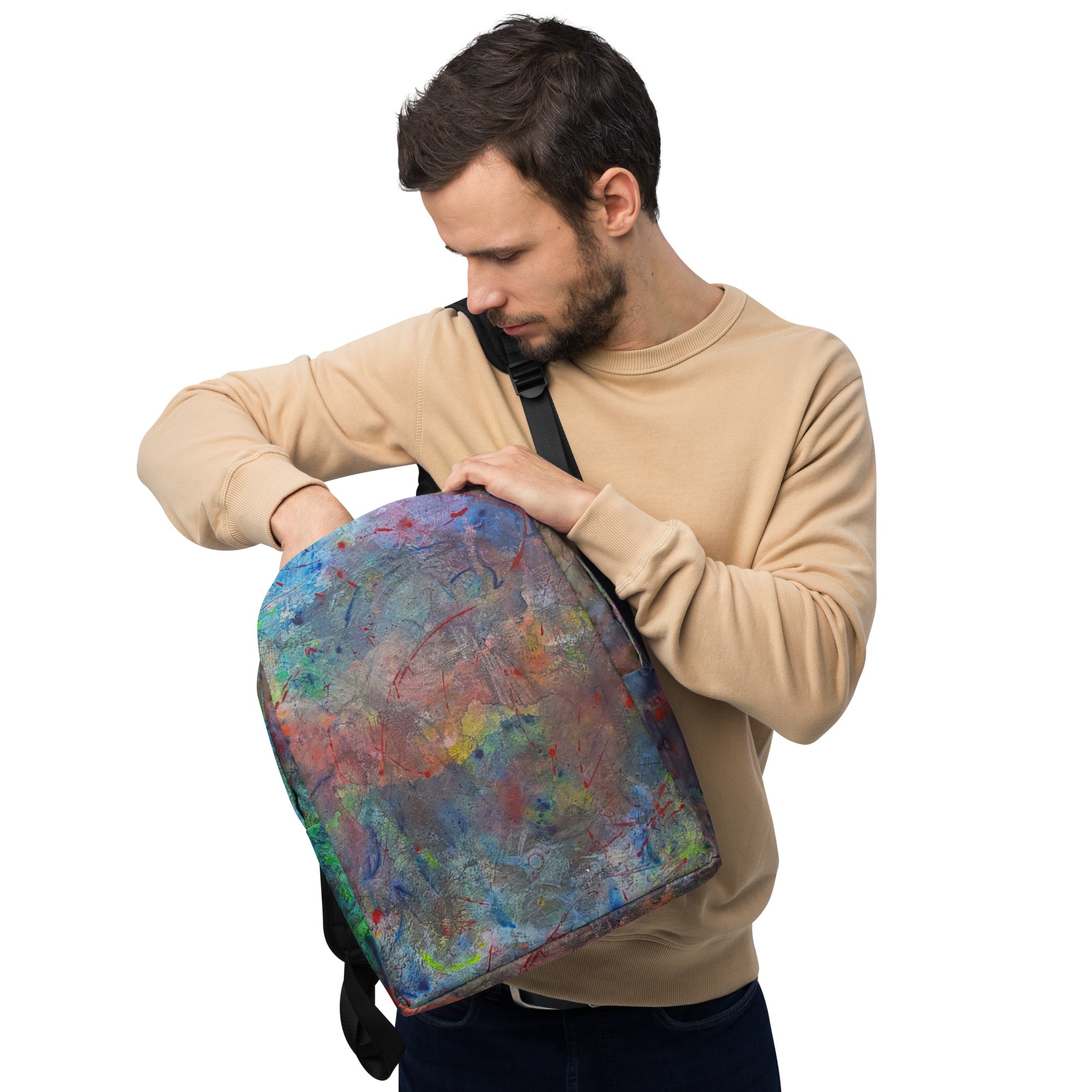 Color contact Minimalist Backpack