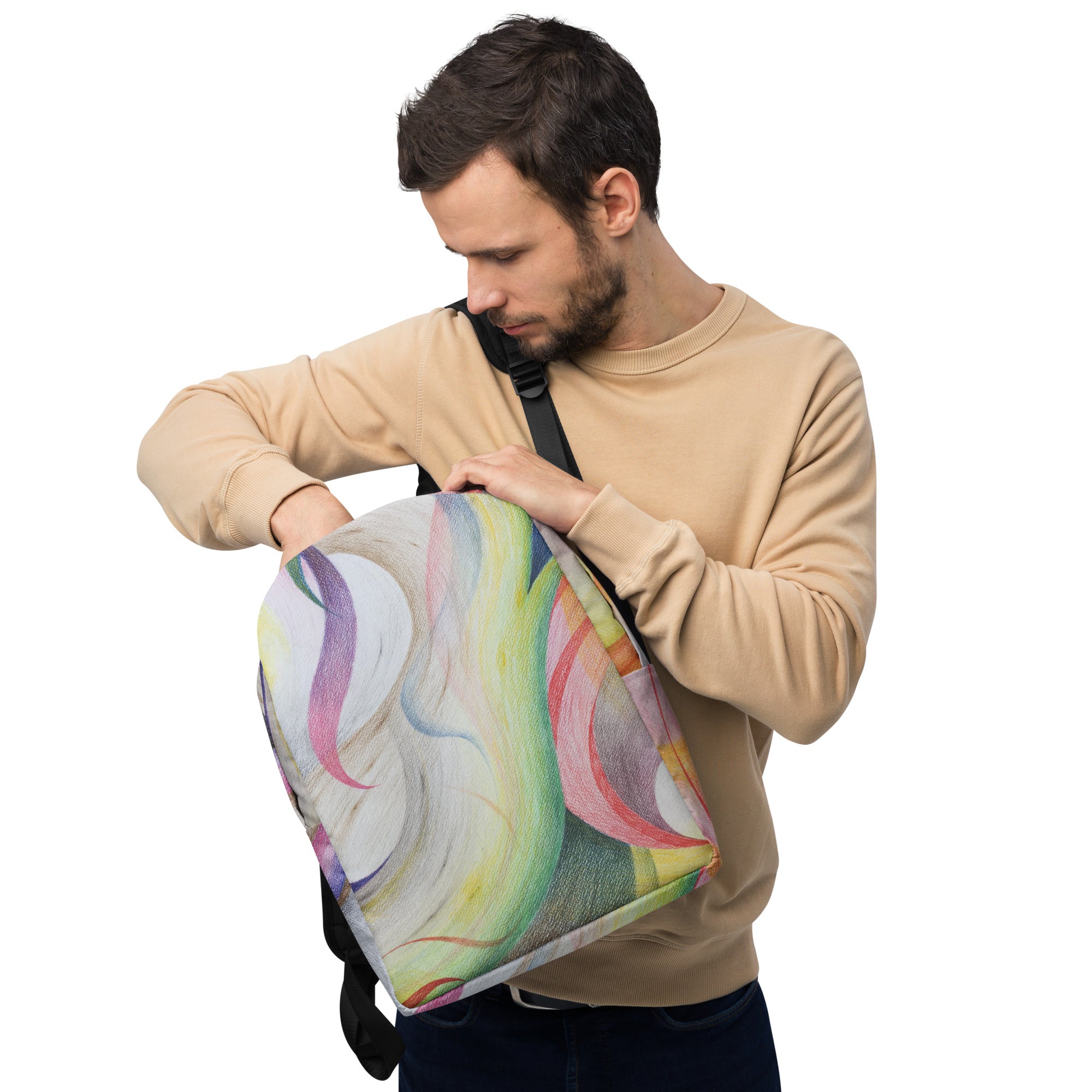 Color contact Minimalist Backpack