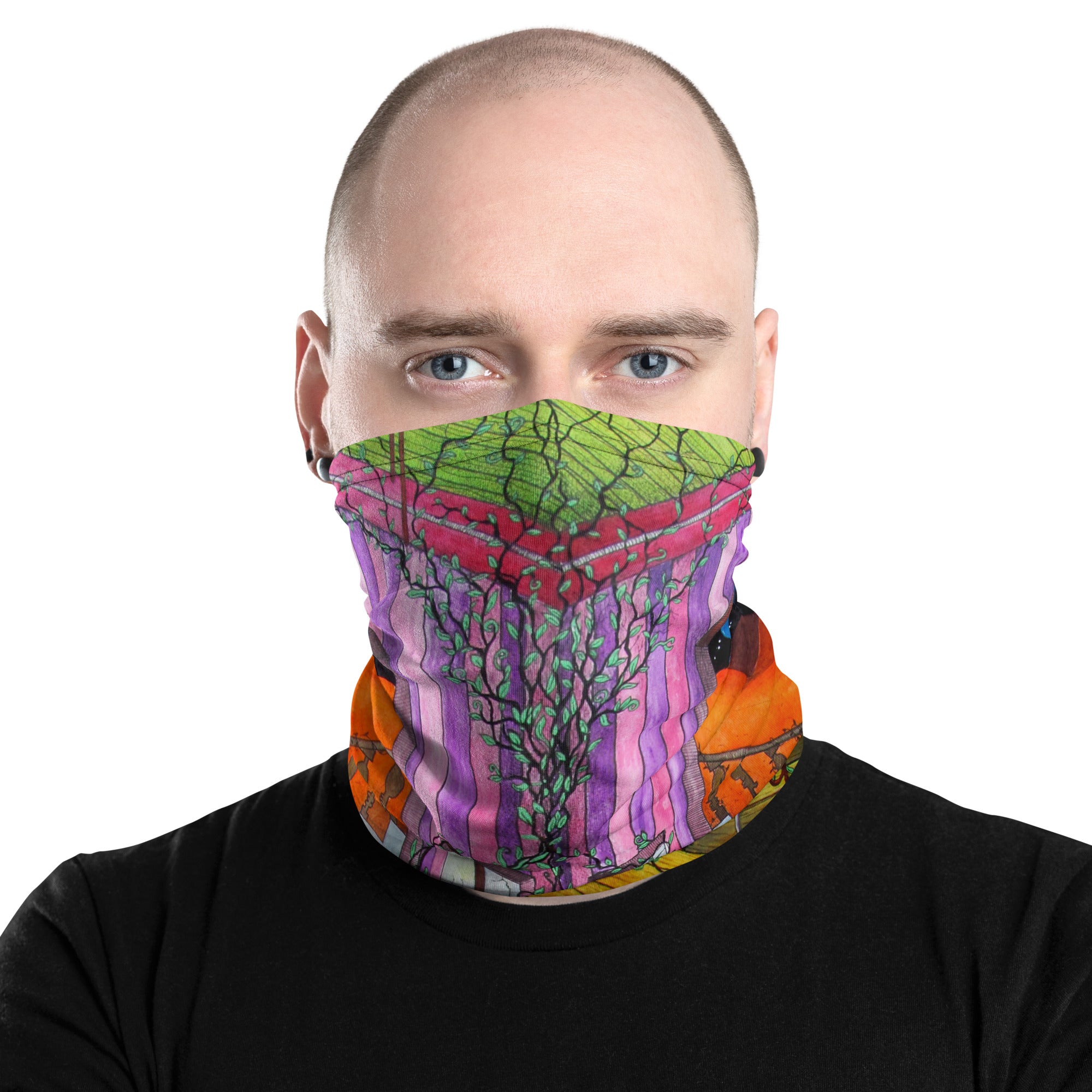 Stairs Neck Gaiter